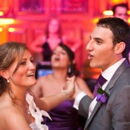 Catholic Wedding Tatton Park - bride and groom dancing and singing