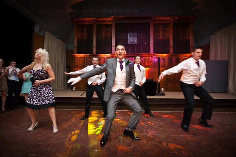 Bristol Wedding Photography - Thriller dance!