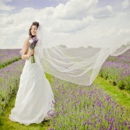 Bride in the Lavender - Bristol Wedding Photographer