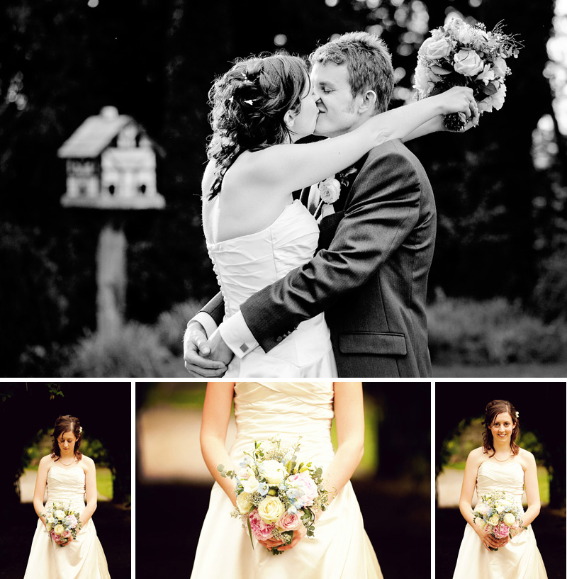 bristol wedding photography, bride and groom kissing